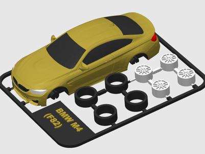 BMW M4 (F82) kit card