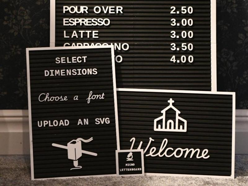 Letterboard Sign Maker and Customizer