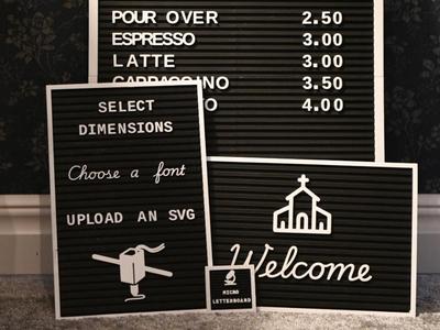 Letterboard Sign Maker and Customizer