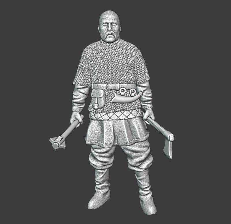 Medieval Latvian berserker