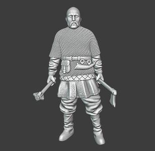 Medieval Latvian berserker