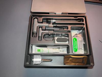 A1/A1 mini tool storage box with additional nozzle storage (optimized version)