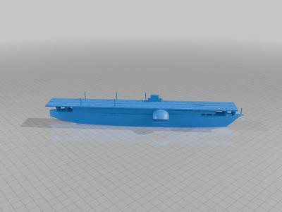 IJN Akagi Ship With Stand