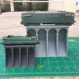 N – HO: SNCF V2 support wall