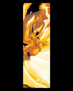 Pokemon Fanart – Charizard evolution and Power – Set of 3 Bookmarks