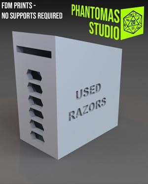 Disposable Razor Container