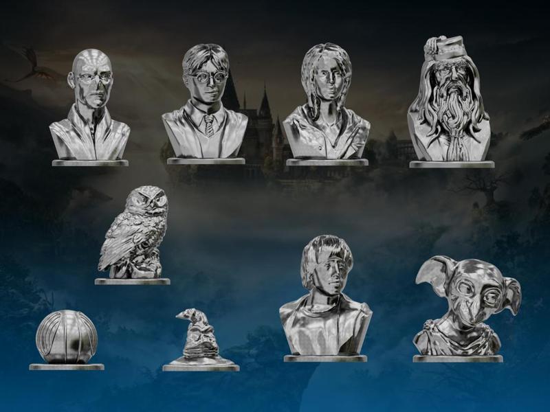 Harry Potter pawns set for boardgames