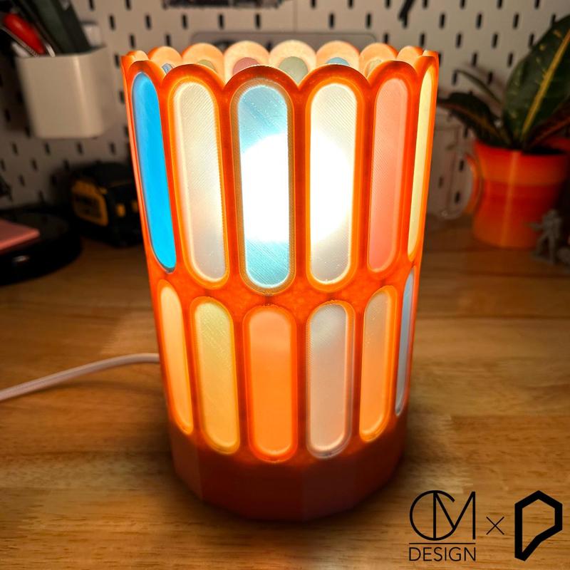 Stained PLA Lamp