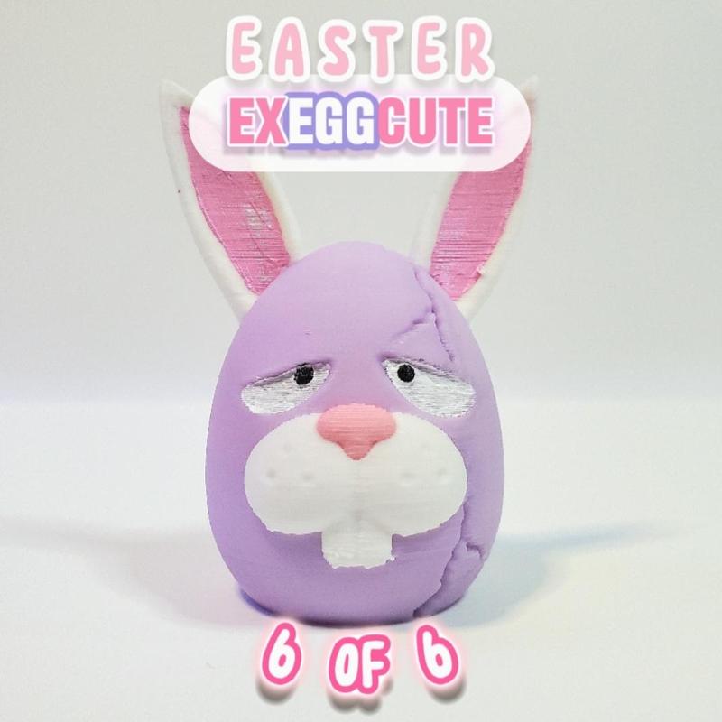 Easter Bunny Exeggcute [6 OF 6] Seasonal Pokemon Fan Art Holiday Decoration Set