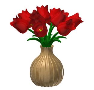 Decorative flower plant vase