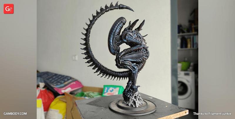 Alien Birth 3D Printing Figurine | Assembly