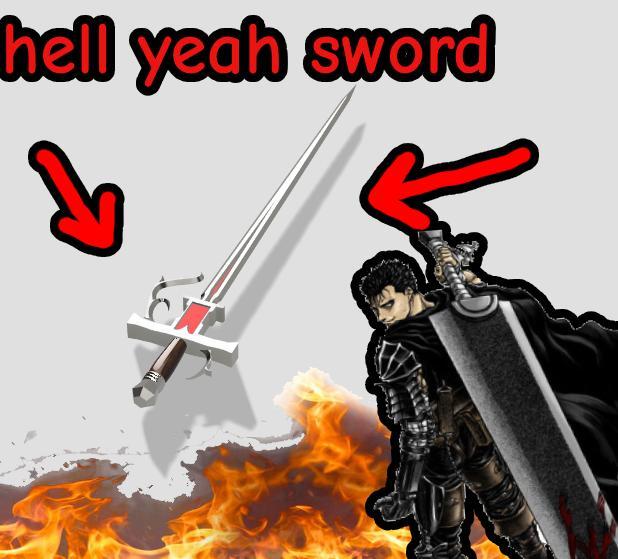 Hell Yeah sword