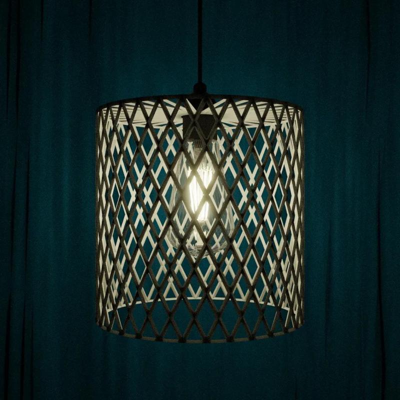 Hangable lamp shade