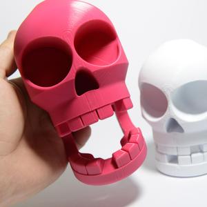 Chompy Skull!  Print-in-place noisy hinged-jaw skull!