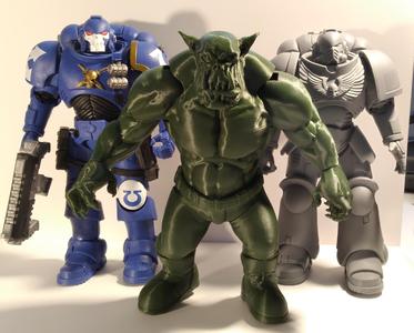 Semi Posable Orky Boy Lego Jointed Mcfarlane Scale