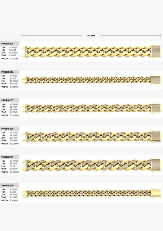 CUBAN LINK CHAIN – 180 PIECES  READY FOR PRINT