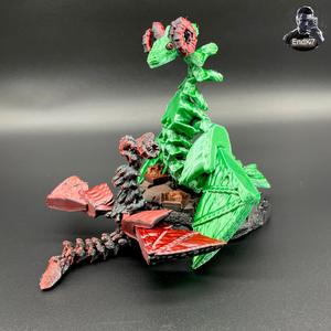 Amphiptere Dragon – winged Serpent – Flexi – Printin Place – No Supports