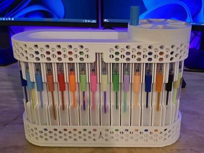 Chain Drive Gel Pen storage unit