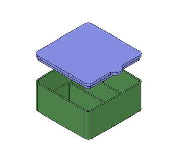 Box top 75x75x30