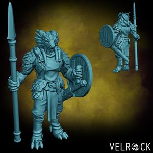 Dragonfolk Soldier/City Guard 2 (Male) (PRESUPPORTED)