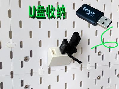 USB Stick Storage – IKEA Pegboard