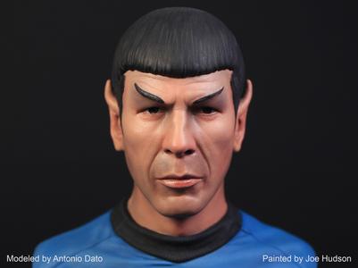 Leonard Nimoy as Mr Spock Bust Printable 3D Model
