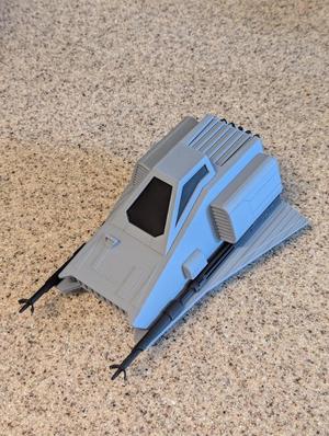 Ralph McQuarrie Hoth Snow Speeder Concept 3.75 REMIX