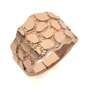 Mens Nugget Gold Ring