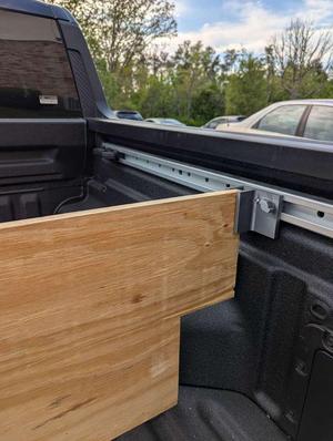Ford Maverick Adjustable Cargo Divider – Bed Rail Mounted