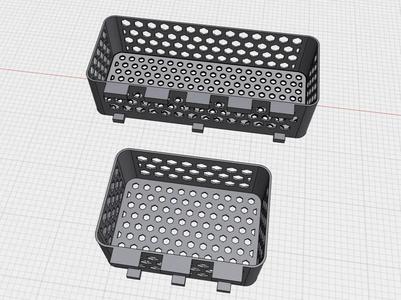 P1S Riser Side-Mounted Baskets (For HMJ Flower Cat P1S Riser Only)
