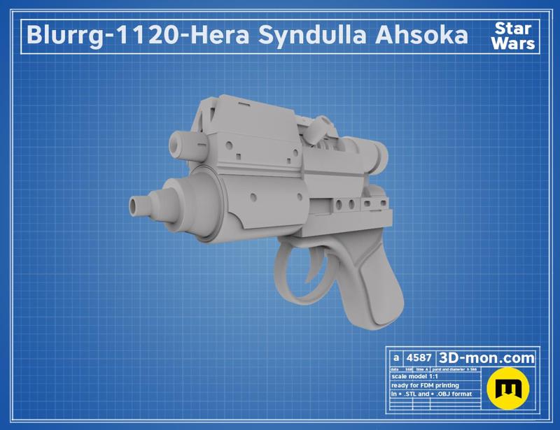 Hera Syndulla blaster – Ahsoka version