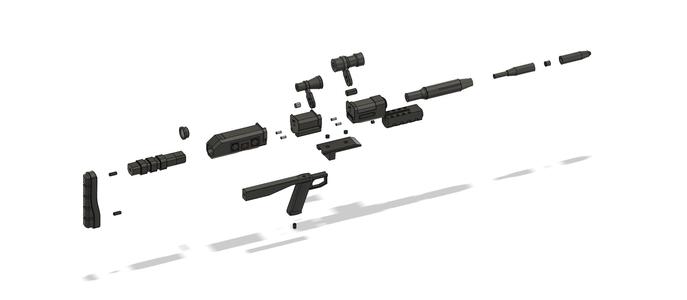 Custom FirePuncher STL File (3D Print File Only)