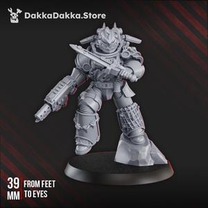 White Megalodon Clan Storm Warrior with Jetpack