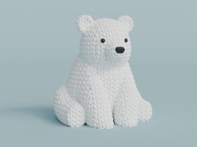Knitted Polar Bear