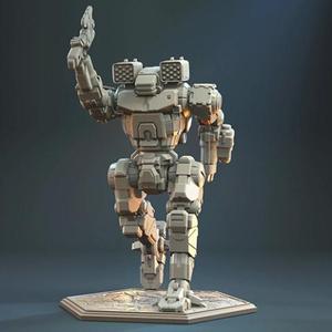 Axman-2N 3D Printing Model | Assembly + Active