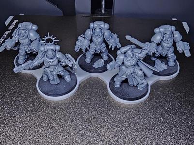 Warhammer 40k Squad movement tray 5x40mm