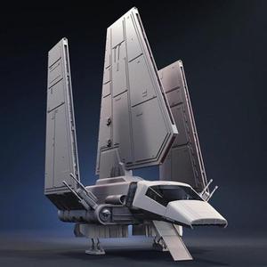 Imperial Shuttle 3D Printing Model | Assembly + Action