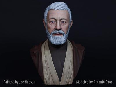 Alec Guinness Obi-Wan Kenobi Bust Printable 3D model