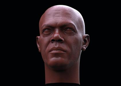 Mace Windu-Samuel L Jackson- Head