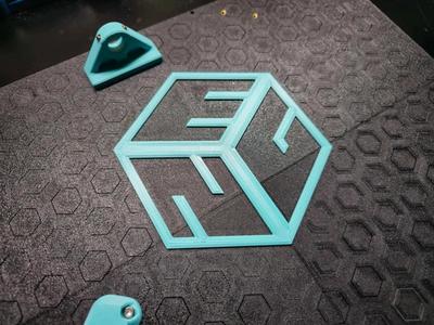 Ender NG v1.2 electronics panel chamfered logo