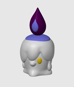 Litwick Pokemon (Nosupport, 3mf included)