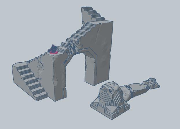 Moria Terrain 10mm Scale