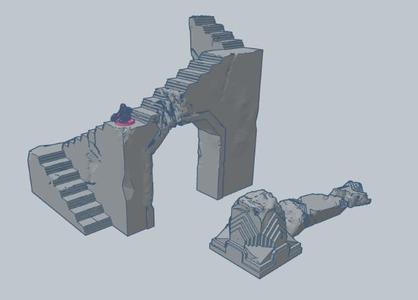 Moria Terrain 10mm Scale