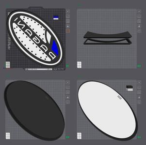 Pagani Logo Lightbox LED Lamp