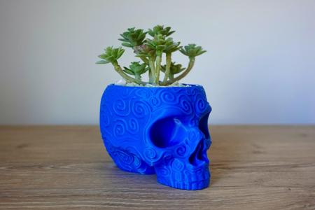 Sugar Skull Planter Pot