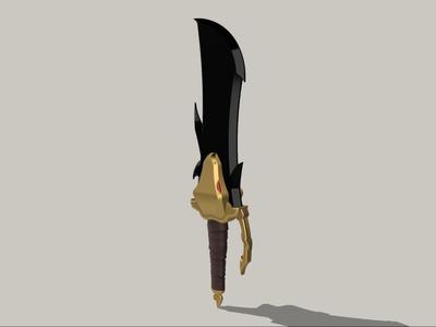 Demon Monarch Dagger from Solo Leveling Anime