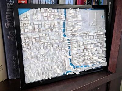Chicago Illinois 3D Miniature