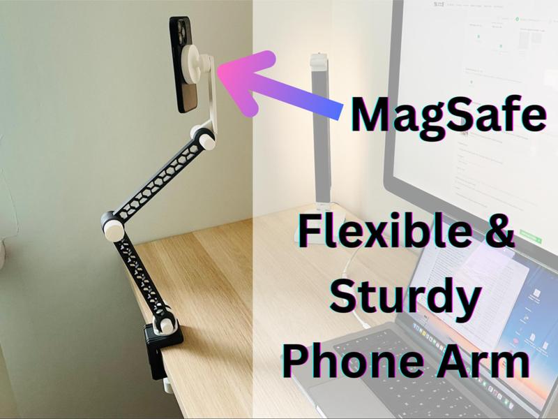 MagSafe Attachment for Flexible & Sturdy Phone Arm