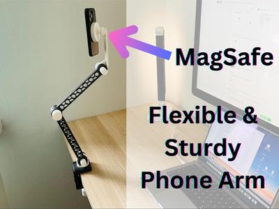 MagSafe Attachment for Flexible & Sturdy Phone Arm
