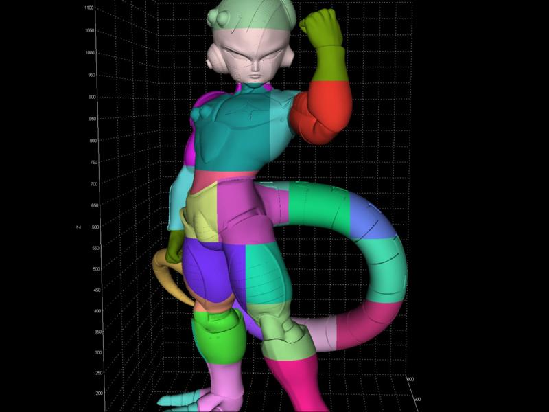 Life-Size Mecha Frieza 3D Model